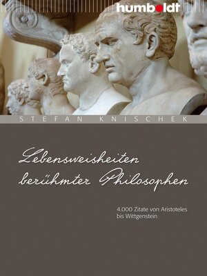 cover image of Lebensweisheiten berühmter Philosophen